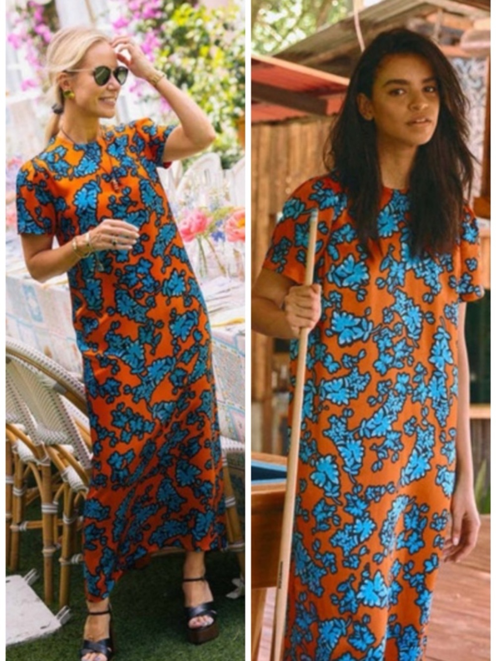 HUNTER BELL VALERIE DRESS CHERRY BLOOM SZ US 8